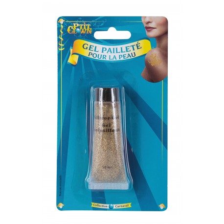 Gel pailleté pour la peau