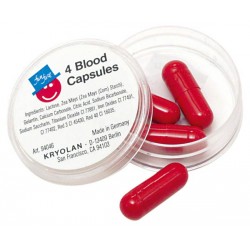Boite de 4 capsules de sang 