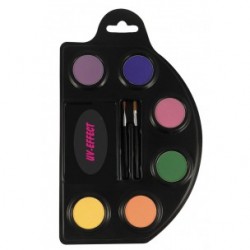 Palette de 6 maquillages FLUO