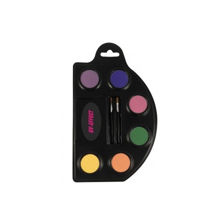 Palette de 6 maquillages FLUO