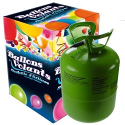 Bouteille d'hélium jetable (30 ballons)