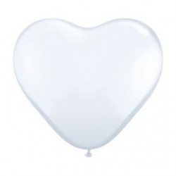 Ballon coeur opaque (27,9cm)