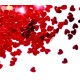 Confettis de table COEURS ROUGE