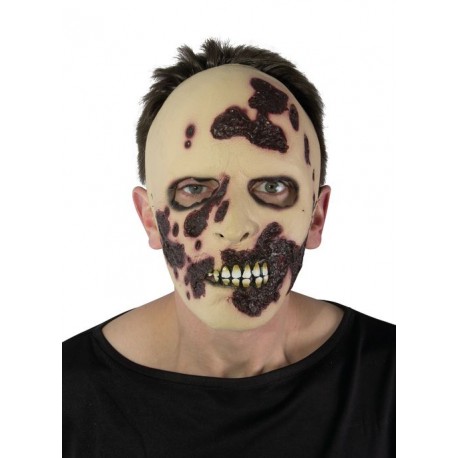 Masque adulte latex zombie sanglant