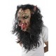 Masque adulte latex loup garou avec poils et barbe