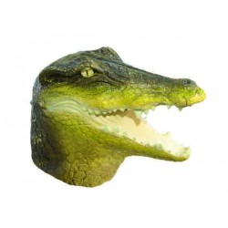 Masque adulte latex inntégral crocodile