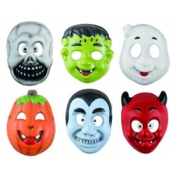 Masque enfant EVA halloween- 6 modèles assortis