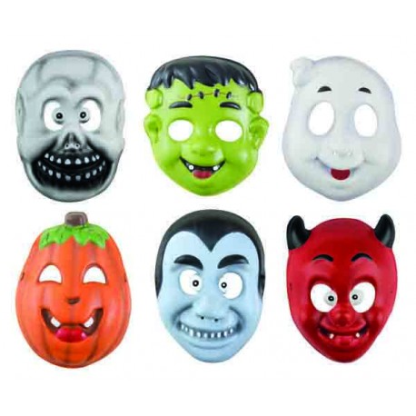 Masque enfant EVA halloween- 6 modèles assortis