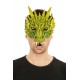 Demi masque dragon vert 