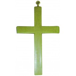 Croix de moine - plastique - or 