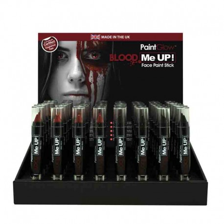 prés. de 48 crayons maquillage - 3.5 gr - rouge et rouge foncé