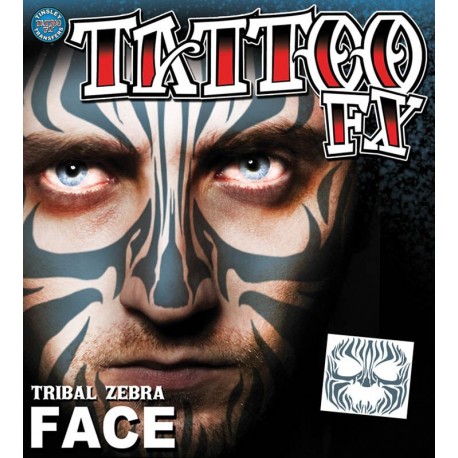 Tattoo FX zèbre tribal 