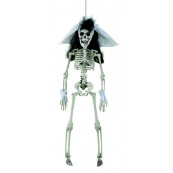 squelette mariée en plastique