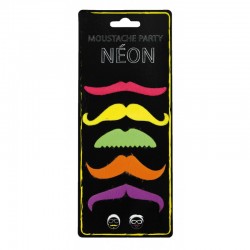 Moustaches fluo