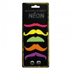 Moustaches fluo