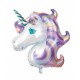 Ballon aluminium licorne pastel 