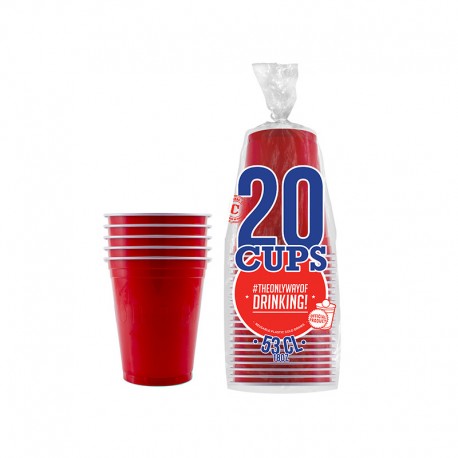 Original Cup gobelets rouges 53cl