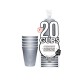 Original Cup gobelets argentés 53cl