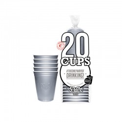 Original Cup gobelets argentés 53cl