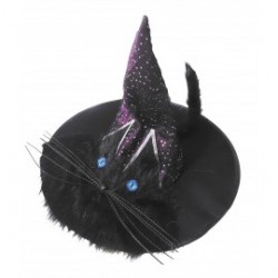 Chapeau de sorcière yeux de chat