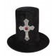 Chapeau velours HDF de vampire adulte