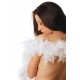 Boas unis en plumes 